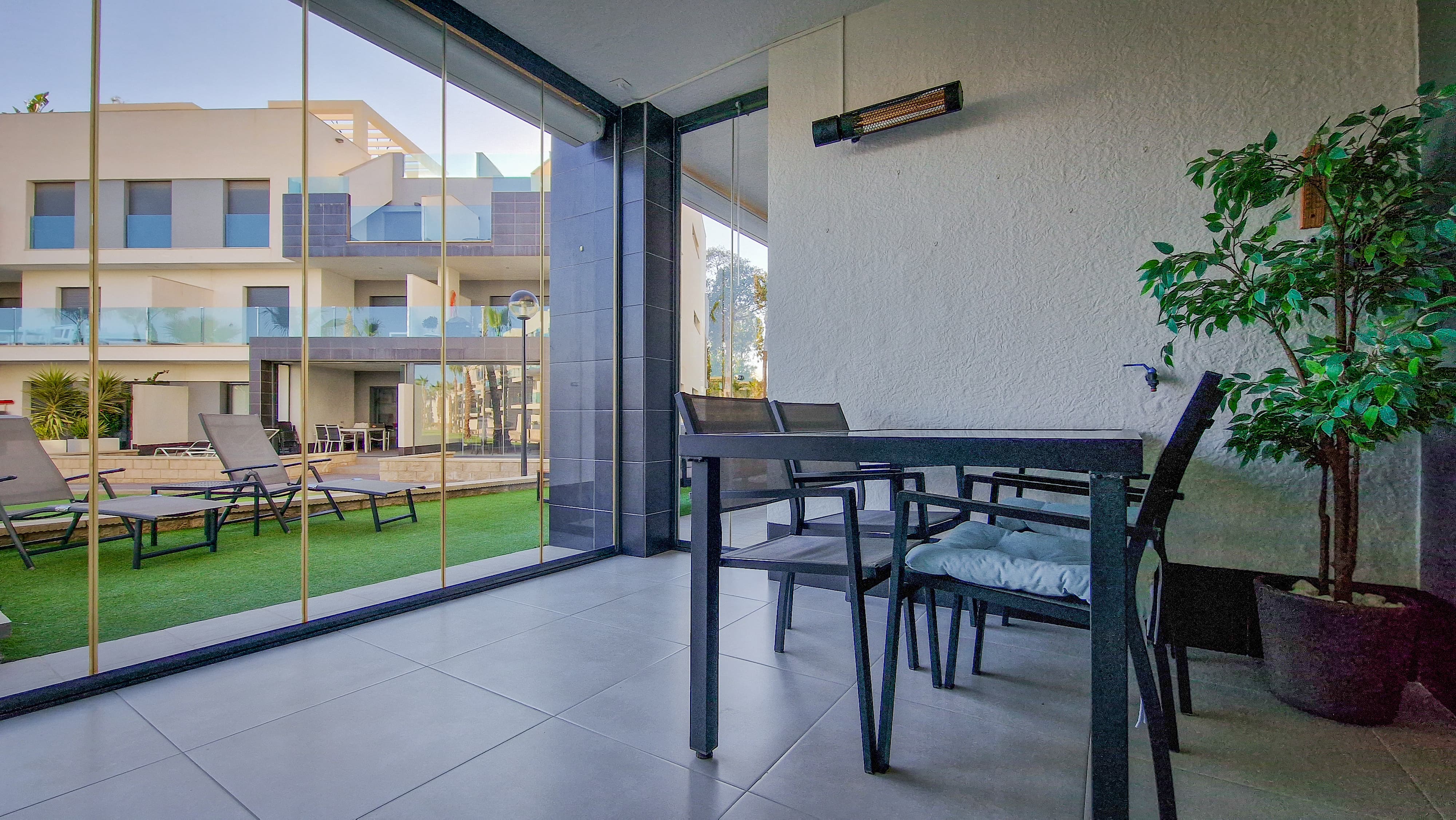 Winter garden terrace