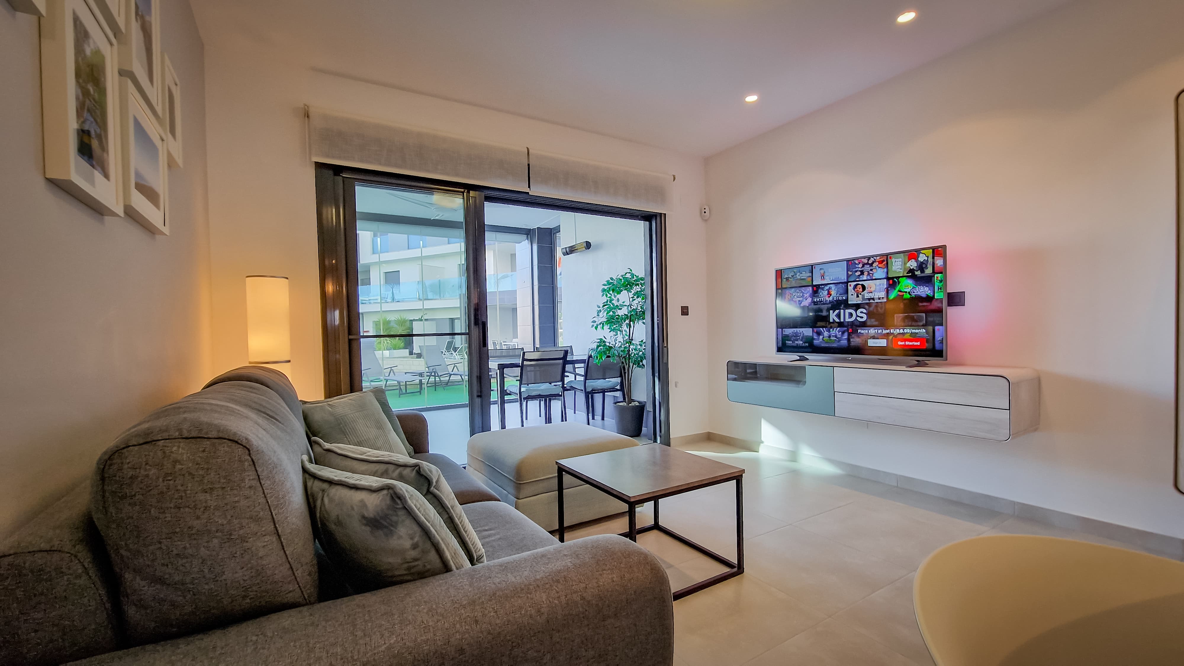 Living room evening